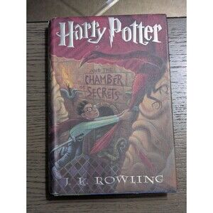 Harry Potter and the Chamber of Secrets 1st Ed 1st Print No "Year 2" on Spine